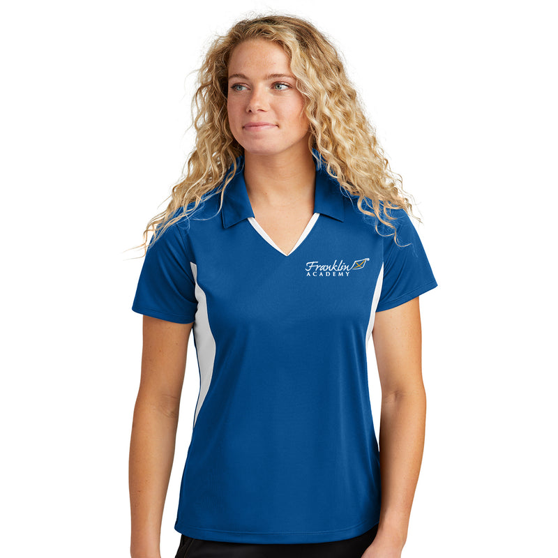 Ladies Side Blocked Micropique Sport-Wick® Polo