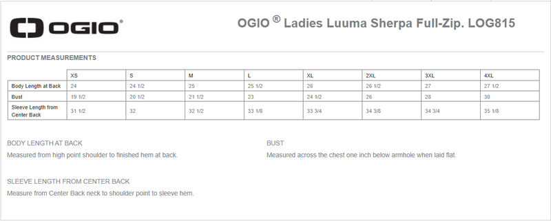 OGIO® Ladies Luuma Sherpa Full-Zip