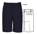 Girls Low Rise Bermuda Navy Shorts FRA