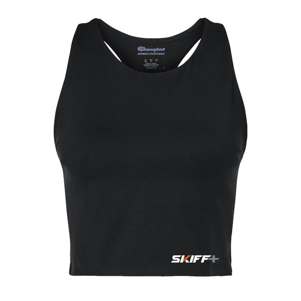 Champion - Women's Crop Racerback Tank Top - Black