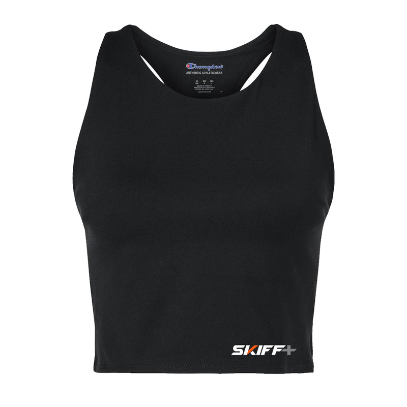 Champion - Women's Crop Racerback Tank Top - Black