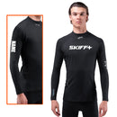 Zhik - Mens Eco Spandex UPF50+ Long Sleeve Rash Guard - Black