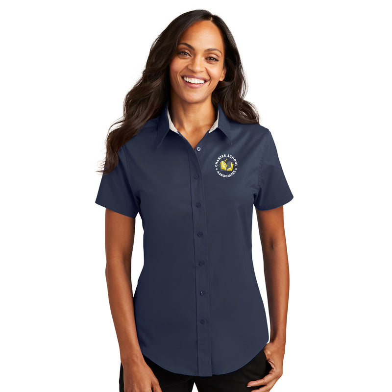 Ladies Short Sleeve Easy Care Shirt