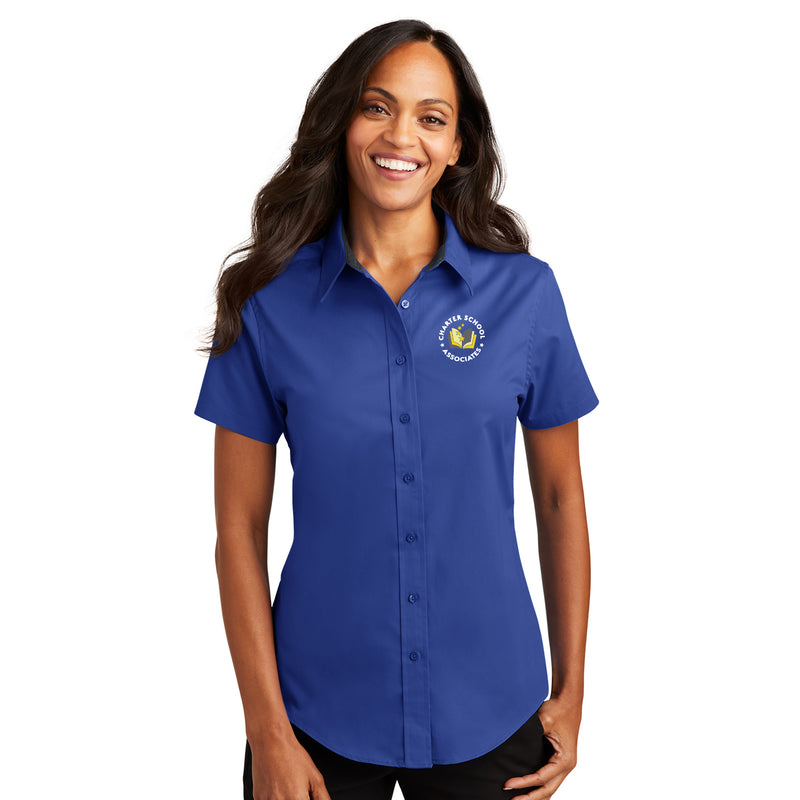 Ladies Short Sleeve Easy Care Shirt