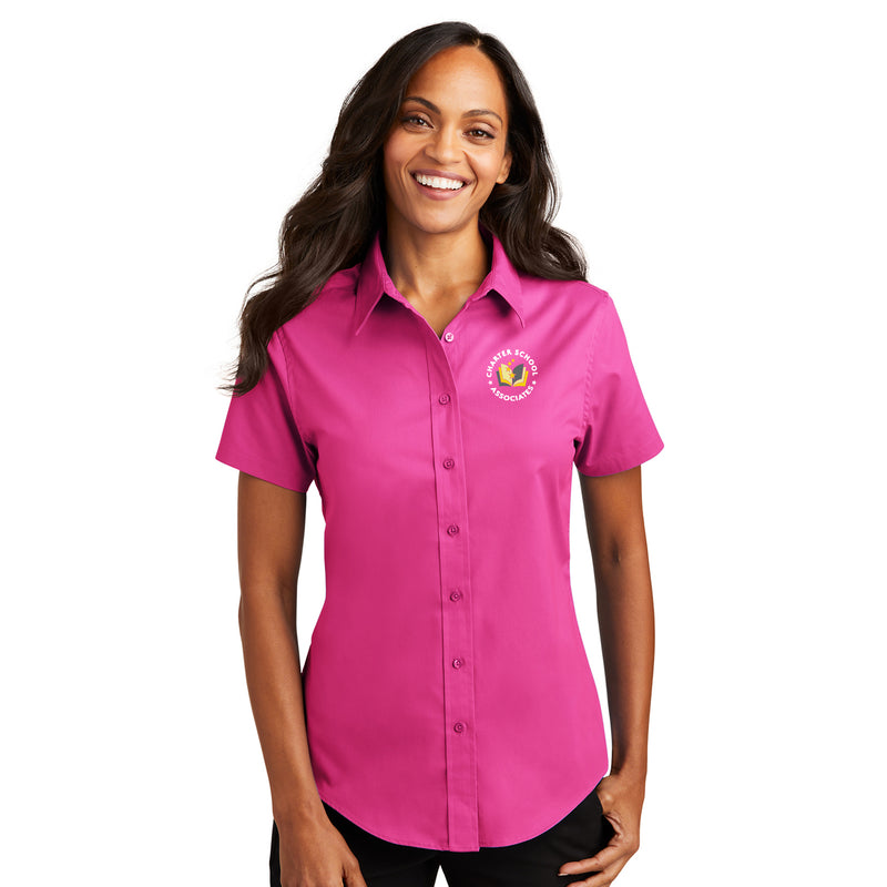 Ladies Short Sleeve Easy Care Shirt