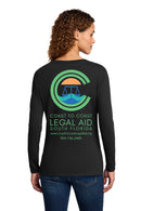 Port & Co™ Women's Long Sleeve Fan Favorite™ V-Neck Tee