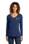 Port & Co™ Women's Long Sleeve Fan Favorite™ V-Neck Tee