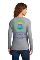 Port & Co™ Women's Long Sleeve Fan Favorite™ V-Neck Tee