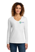 Port & Co™ Women's Long Sleeve Fan Favorite™ V-Neck Tee