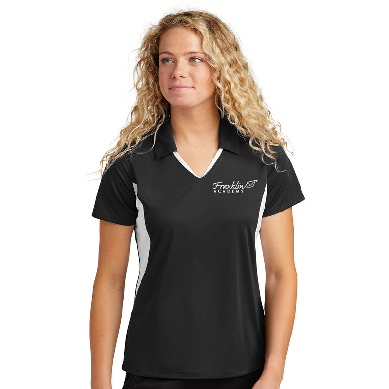 Ladies Side Blocked Micropique Sport-Wick® Polo