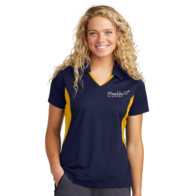 Ladies Side Blocked Micropique Sport-Wick® Polo